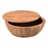 Moe's Home Collection Eske Storage Coffee Table - Front Storage Opened Angle