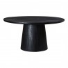Moe's Home Collection Cember Dining Table, Black - Front Angle