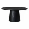 Moe's Home Collection Cember Dining Table, Black - Front Angle - Moe's Home Collection Cember Dining Table, Black - Front Angle