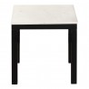 Moe's Home Collection Parson Side Table White Marble - Side Angle