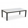 Moe's Home Collection Parson Coffee Table - White Marble - Front Side Angle