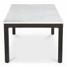 Moe's Home Collection Parson Coffee Table - White Marble - Side Angle