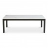 Moe's Home Collection Parson Coffee Table - White Marble - Front Angle
