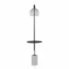 Symbol 66" Metal Floor Lamp With Side Table - Symbol 66" Metal Floor Lamp With Side Table
