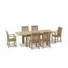Anderson Teak 95" Rectangular Extension Table with Chicago Armchair and Chicago Chair 3 - Anderson Teak 95" Rectangular Extension Table with Chicago Armchair and Chicago Chair 3