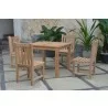 Anderson Teak SET-25 Bahama 35" Square Table Lifestyle 1 - Anderson Teak SET-25 Bahama 35" Square Table Lifestyle 1