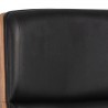 Sunpan Rhett Office Chair - Dillon Black - Closeup Top Angle