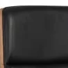 Sunpan Rhett Office Chair - Dillon Black - Closeup Top Angle - Sunpan Rhett Office Chair - Dillon Black - Closeup Top Angle