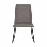 Sunpan Huxley Dining Chair in Dawn Grey - Front Angle - Sunpan Huxley Dining Chair in Dawn Grey - Front Angle
