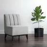 Sunpan Kosovo Modular Banquette - Single Seat in Polo Club Stone - Lifestyle - Sunpan Kosovo Modular Banquette - Single Seat in Polo Club Stone - Lifestyle