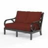 Monterey Loveseat in Canvas Henna w/ Self Welt - Front Side Angle - Monterey Loveseat in Canvas Henna w/ Self Welt - Front Side Angle