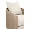 LiveSmart Gellar-Linen, Natural Gray Oak & Cane - Seat Closeup Angle - LiveSmart Gellar-Linen, Natural Gray Oak & Cane - Seat Closeup Angle