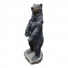 Moe's Home Collection Kodiak Bear Statue - Angled with Silo