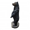 Moe's Home Collection Kodiak Bear Statue - Side with Silo