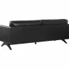 Sunpan Rogers Sofa Cortina Black Leather - Back Side Angle - Sunpan Rogers Sofa Cortina Black Leather - Back Side Angle