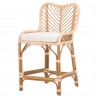 Laguna Counter Stool in Natural Sanded Peel White Speckle - Angled