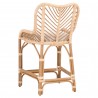 Laguna Counter Stool in Natural Sanded Peel White Speckle - Back Angled