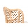 Laguna Counter Stool in Natural Sanded Peel White Speckle - Seat Close-up