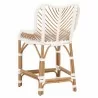 Laguna Counter Stool in White Synthetic Peel White Speckle - Back Angled - Laguna Counter Stool in White Synthetic Peel White Speckle - Back Angled