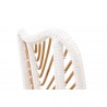 Laguna Counter Stool in White Synthetic Peel White Speckle - Seat Back