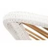Laguna Counter Stool in White Synthetic Peel White Speckle - Seat Back Close-up - Laguna Counter Stool in White Synthetic Peel White Speckle - Seat Back Close-up