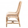 Laguna Dining Chair in Natural Sanded Peel White Speckle - Side