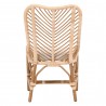 Laguna Dining Chair in Natural Sanded Peel White Speckle - Back