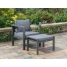Tortuga Outdoor Lakeview 2-Pc Seat Set Chair/Otto