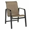 Woodard Landings Sling Dining Armchair - Stackable  - Woodard Landings Sling Dining Armchair - Stackable 