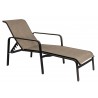 Woodard Landings Sling Adjustable Chaise Lounge - Stackable