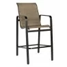 Woodard Landings Landings Sling Bar Stool - Angled - Woodard Landings Landings Sling Bar Stool - Angled