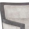 Sunpan Toscana Lounge Chair Nono Cream - Closeup Top Angle