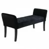 Armen Living Chatham Bench In Black Velvet 01 - Armen Living Chatham Bench In Black Velvet 01