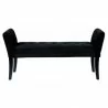 Armen Living Chatham Bench In Black Velvet - Armen Living Chatham Bench In Black Velvet