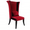 Armen Living Mad Hatter Dining Chair In Red Rich Velvet