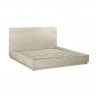Armen Living Abbey Platform Bed Frame In Grey Oak Wood  03