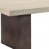 Armen Living Abbey Concrete And Grey Oak Wood Dining Table 04