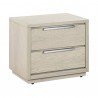 Armen Living Abbey 2 Drawer Nightstand in Grey Oak Wood 02