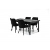 Alana Charcoal Upholstered Dining Chair - Set