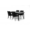 Alana Midnight Upholstered Dining Chair - Lifestyle Set