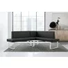 Armen Living Amanda Black Corner Sofa - Lifestyle - Armen Living Amanda Black Corner Sofa - Lifestyle