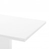 Armen Living Amanda Dining Table In White 03