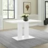 Armen Living Amanda Dining Table In White - Armen Living Amanda Dining Table In White