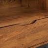 Armen Living Aldo 1 Drawer Nightstand In Brown Oak Wood With Black Metal Legs 03