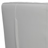 Aries Dove Gray Genuine Leather Swivel Barrel Chair 6