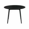 Armen Living Arcadia Round Dining Table In Black Wood 02 - Armen Living Arcadia Round Dining Table In Black Wood 02
