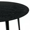 Armen Living Arcadia Round Dining Table In Black Wood 06 - Armen Living Arcadia Round Dining Table In Black Wood 06