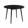 Armen Living Arcadia Round Dining Table In Black Wood 01 - Armen Living Arcadia Round Dining Table In Black Wood 01