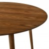 Armen Living Arcadia Round Dining Table In Walnut Wood 04