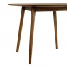 Armen Living Arcadia Round Dining Table In Walnut Wood 03